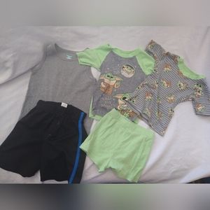 Toddler Boys Preloved Clothes/Boys Pajamas/Size 4T/ Star Wars Pjs